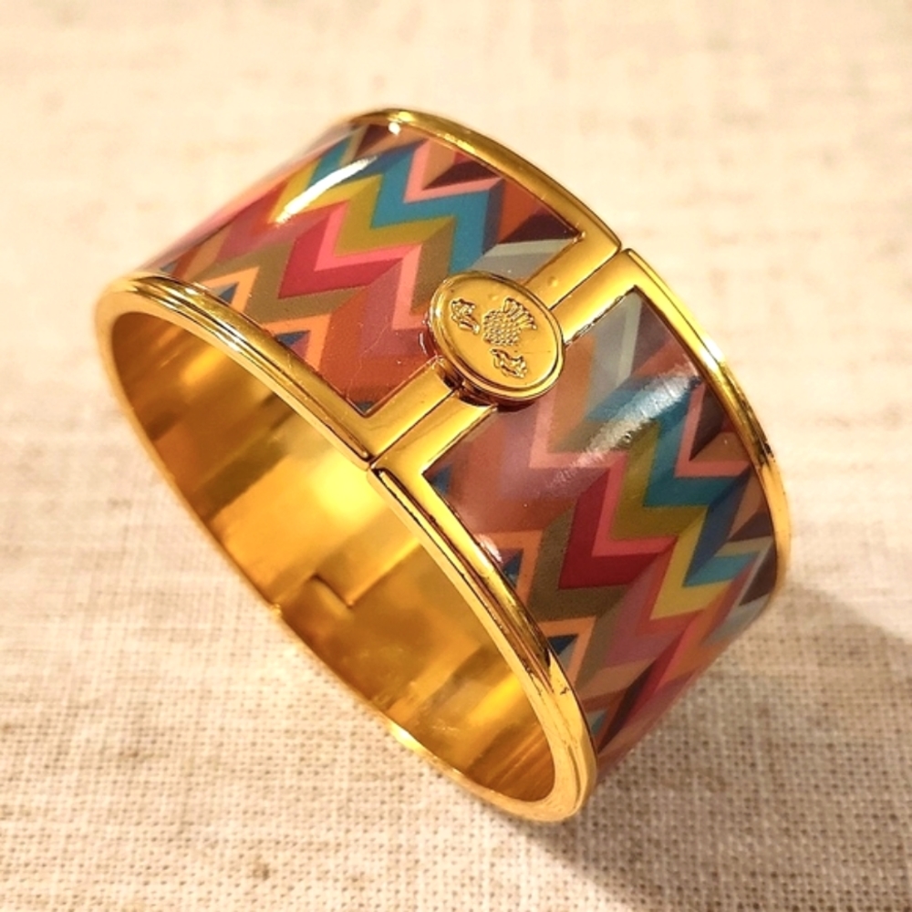 MacKenzie-Childs Kaleidoscope Cuff, Wide, Retired Style